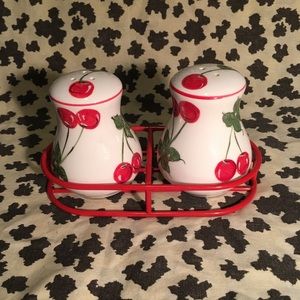Cherry Salt and Pepper Shakers